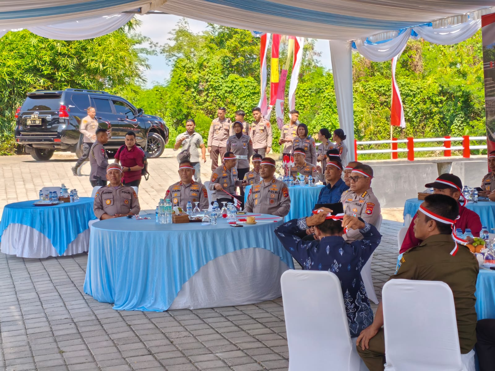Dukung Peresmian Jembatan Merah Putih, Personel Bid TIK Sukses Gelar Jaringan Internet dan Starlink 